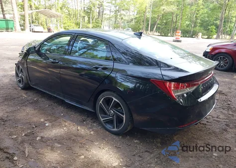 2023 Hyundai Elantra N Line из США, поврежденный, VIN KMHLR4AF3PU411937